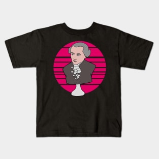 Immanuel Kant Vintage Sunrise Edition Kids T-Shirt